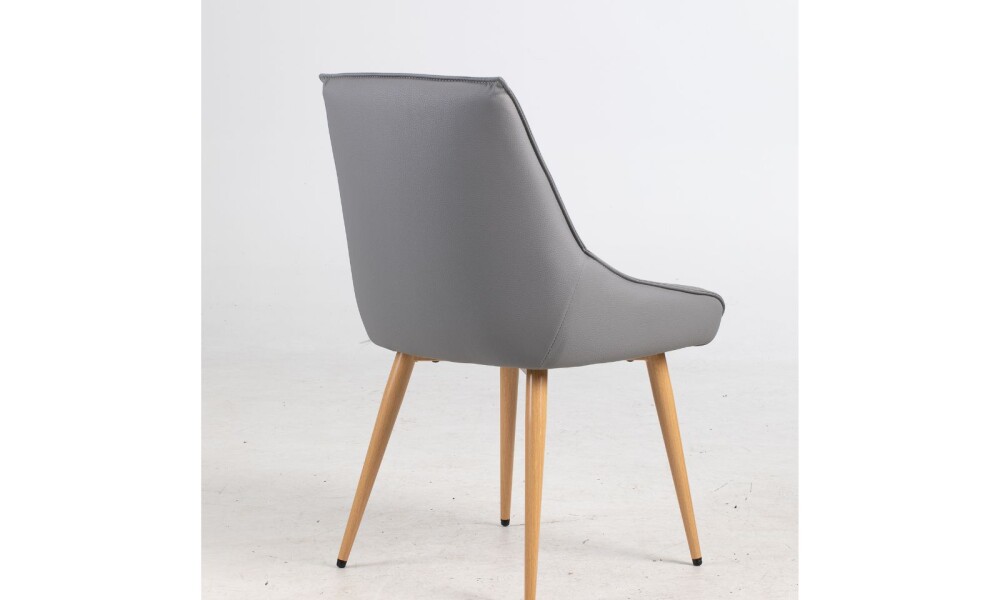 Silla BRUNA en PU Gris