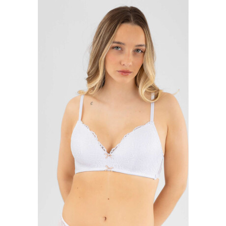 Soutien triangulo preformado gladiolo Blanco