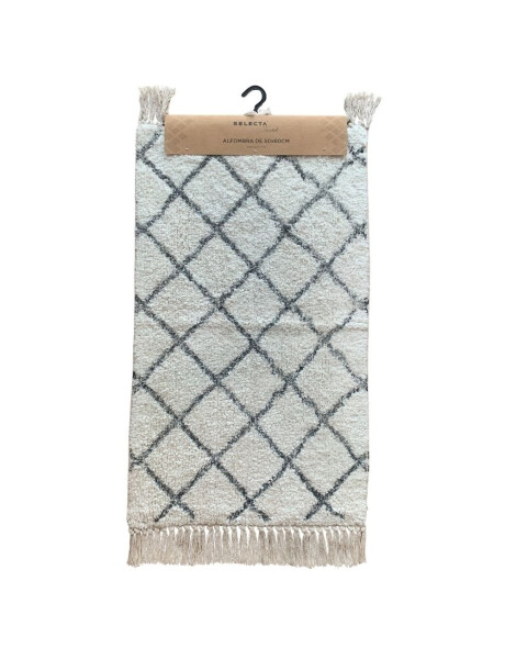 ALFOMBRA 50x80CM ONDAS BLANCO Y NEGRO ALFOMBRA 50x80CM ONDAS BLANCO Y NEGRO