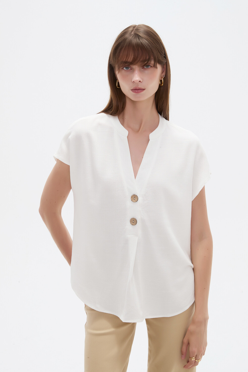 Blusa Limbani Marfil / Off White
