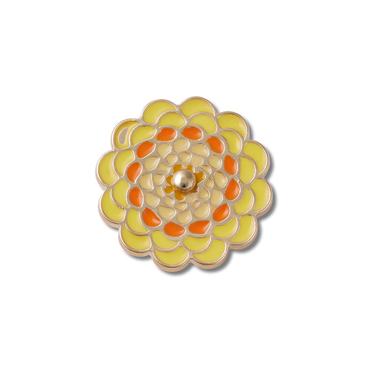Jibbitz™ Charm Yellow Spinner Flower - Multicolor 