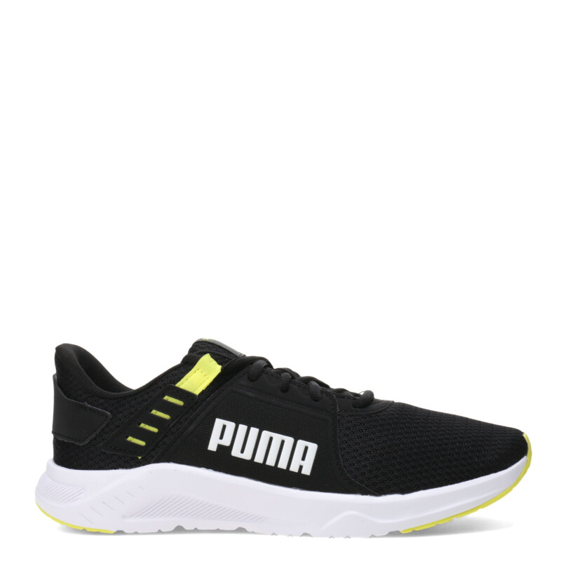 Championes de Hombre Puma FTR Connect Negro - Amarillo - Blanco