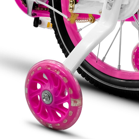 Bicicleta Lol Rod 16 C/ Canasto + Rueditas Armadas Rosa