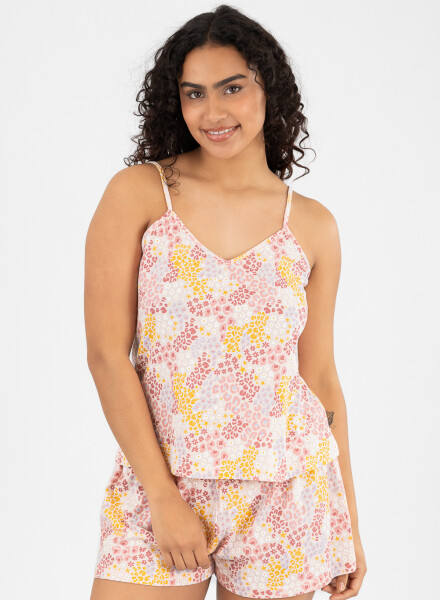 Pijama cartelera Flower