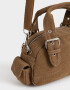 Bowling Cartera Bowling Parches - Marron Chocolate