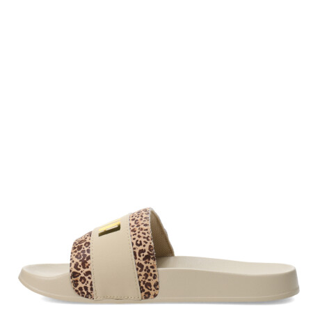 Sandalias de Mujer Puma Leadcat 2.0 Animal Flair Beige - Dorador