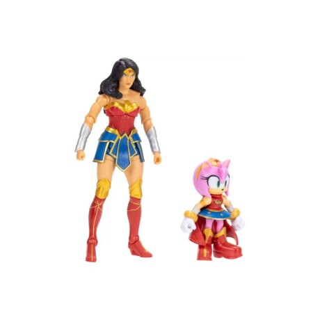 Figura DC x Sonic The Hedgehog - Wonder Woman & Amy Figura DC x Sonic The Hedgehog - Wonder Woman & Amy