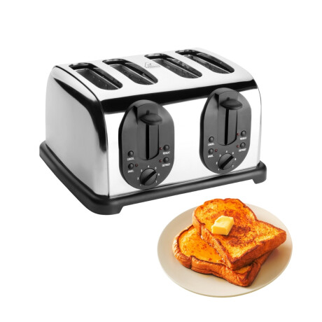 Tostadora inoxidable 4 ranuras Lacor Tostadora inoxidable 4 ranuras Lacor