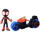 Spidey and His Amazing Friends - Moto Miles Morales con Figura Spidey and His Amazing Friends - Moto Miles Morales con Figura