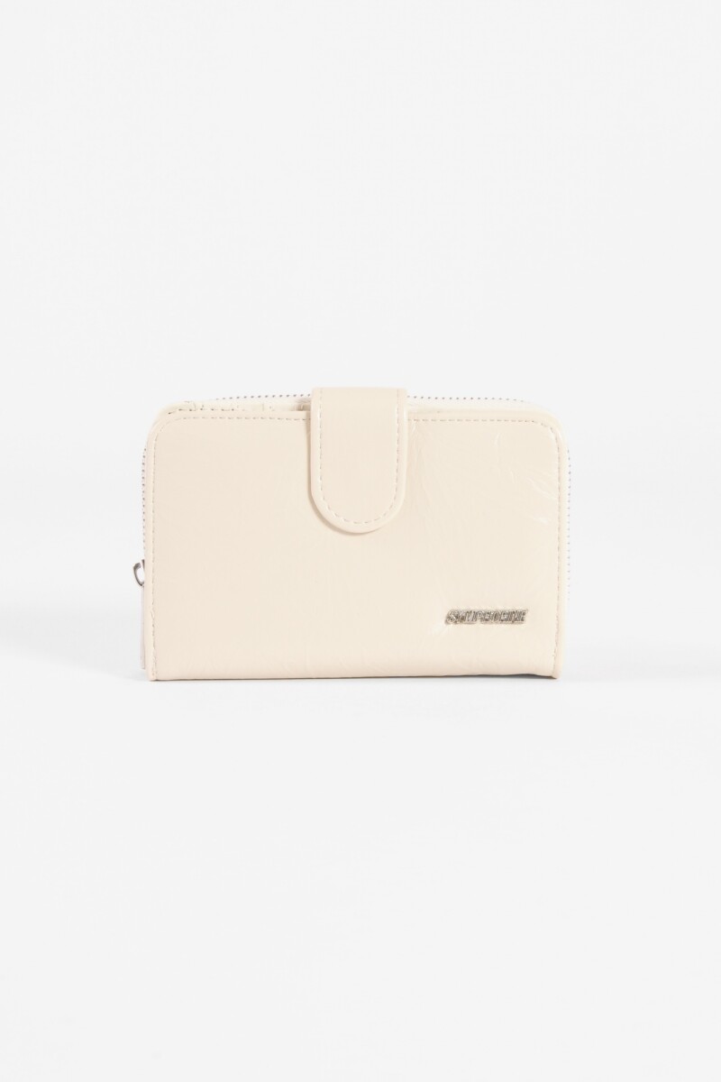 Billetera flap texture crudo