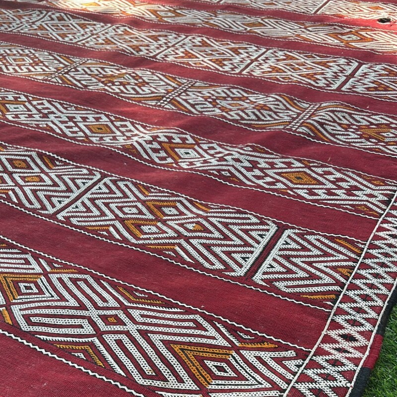Alfombra killim marroqui roja 3,30x1,80 Alfombra killim marroqui roja 3,30x1,80