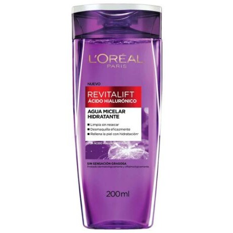 Loreal Agua Micelar Revitalift Ácido Hialurónico 200ml – Agua Micelar Antiedad Loreal Agua Micelar Revitalift Ácido Hialurónico 200ml – Agua Micelar Antiedad
