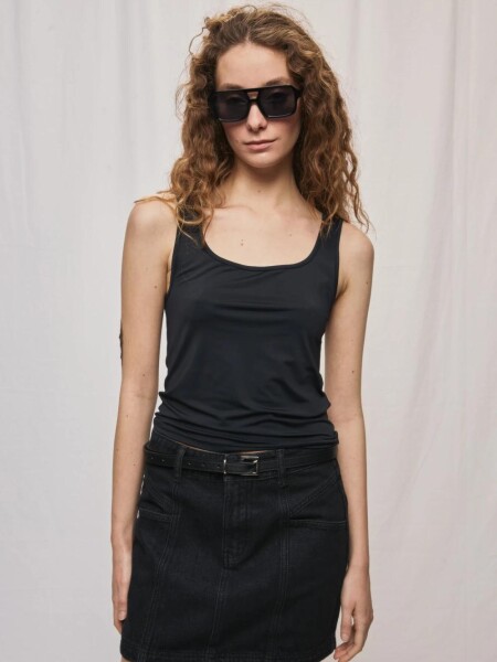 MUSCULOSA D.CASSIN MISTIC BAS NEGRO