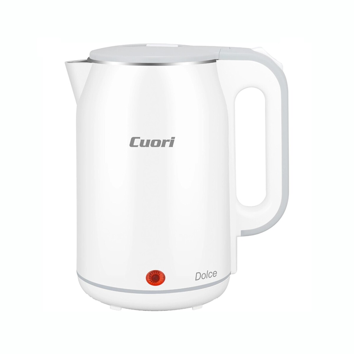 Jarra Eléctrica Dolce CUORI 1500W Capacidad 1.8L - Blanca 