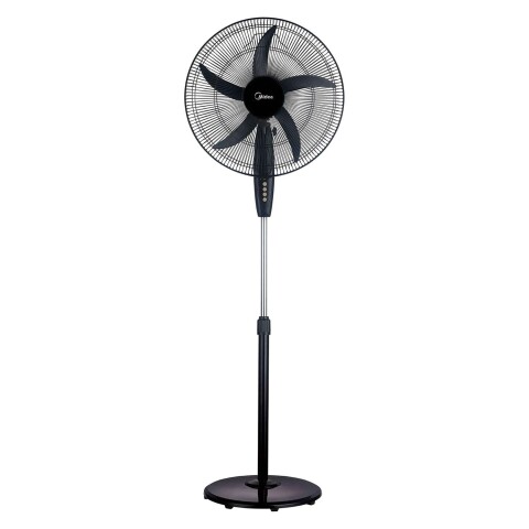 Ventilador Midea de Pie 20” 3 Velocidades Negro Ventilador Midea de Pie 20” 3 Velocidades Negro