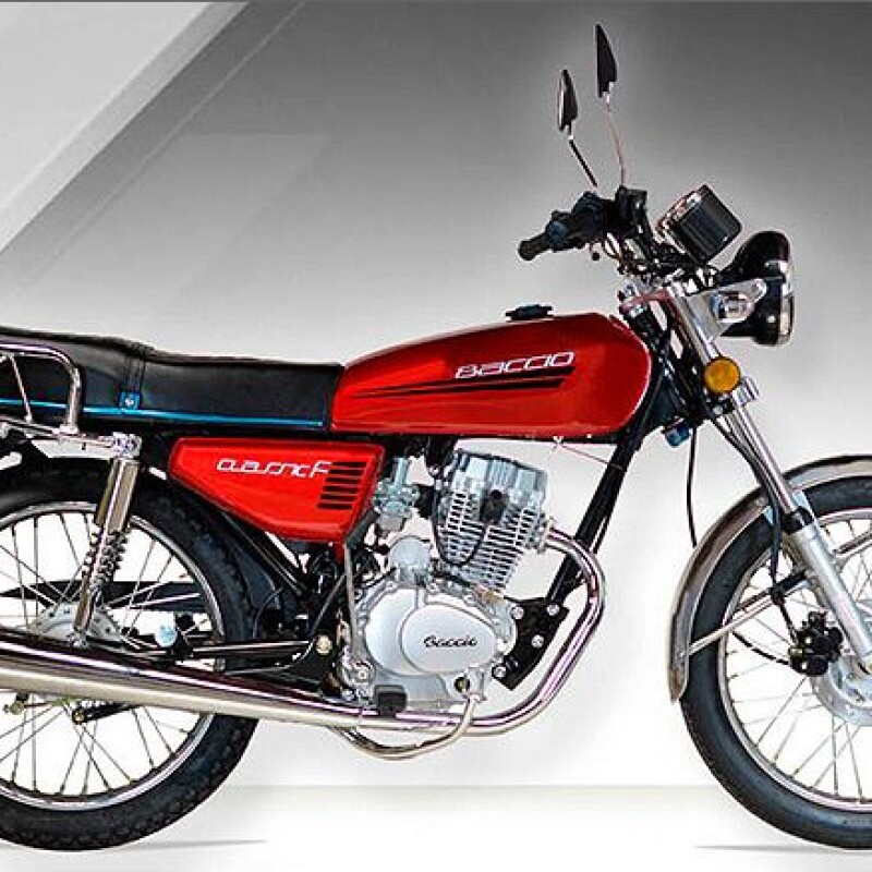 MOTO BACCIO CLASSIC F 125 CC Freno de Disco + Rayo Sin color