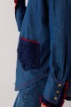 Camisa Ota Jean Crochet Azul Camisa Ota Jean Crochet Azul