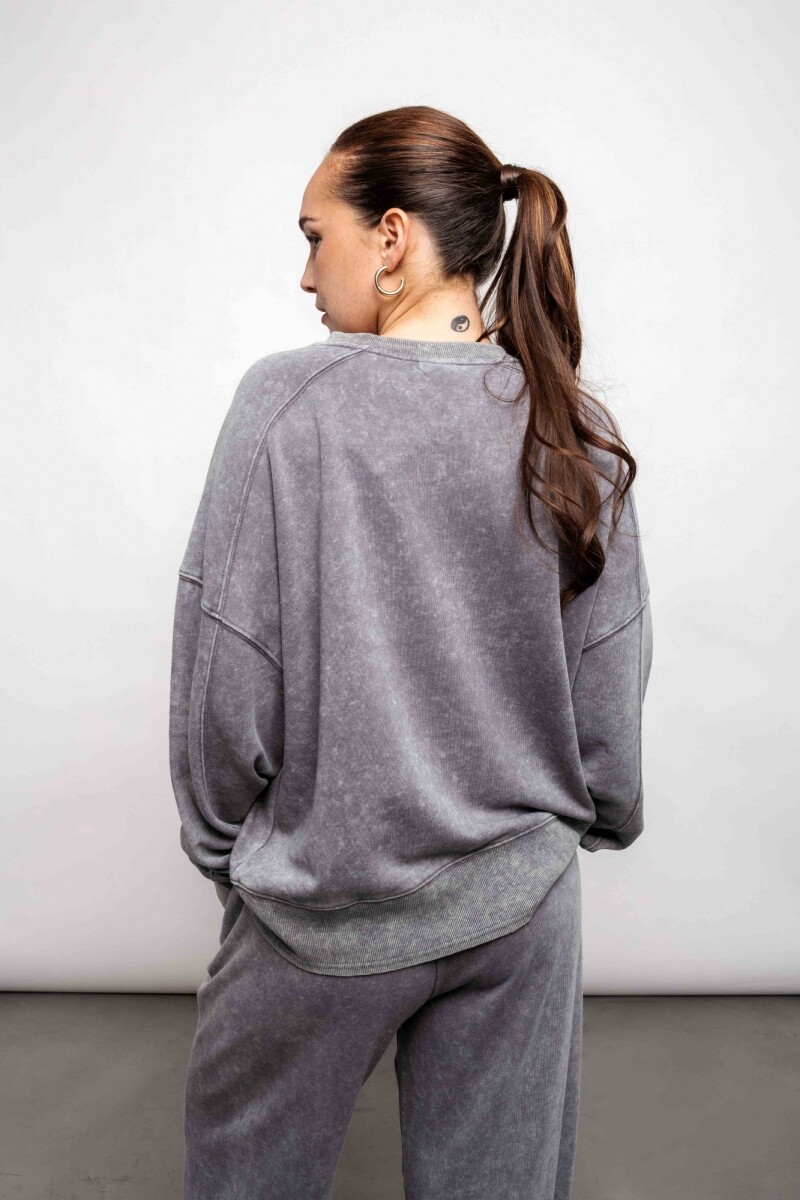 Buzo Cora Gris oscuro
