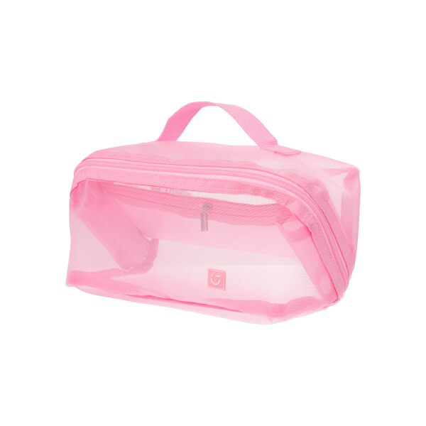 Portacosméticos malla pink Portacosméticos malla pink