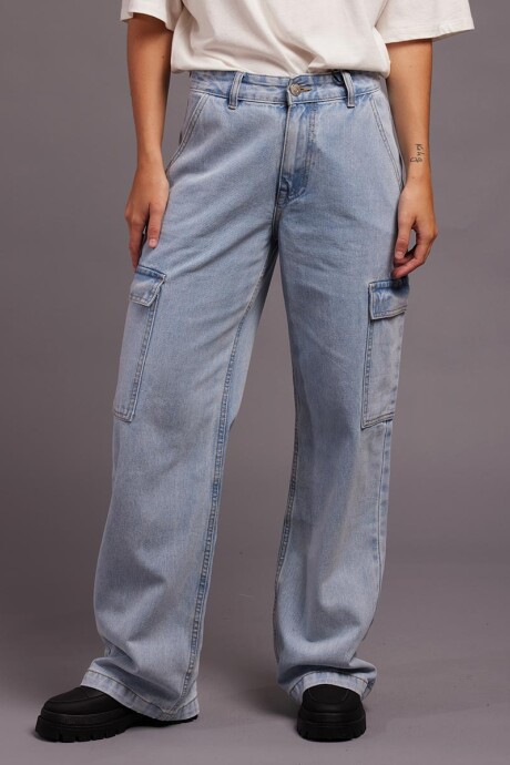 JEAN CARGO ILSE RUSTY Azul Claro