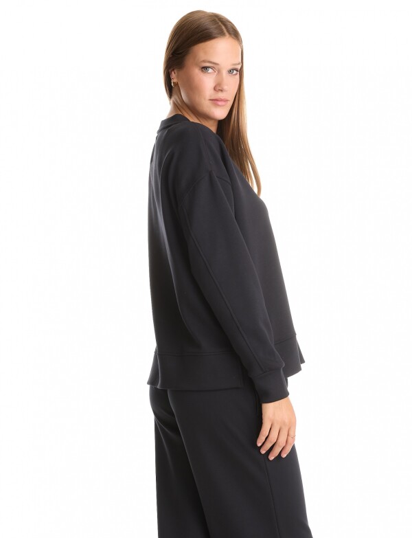 Buzo Pespuntes NEGRO