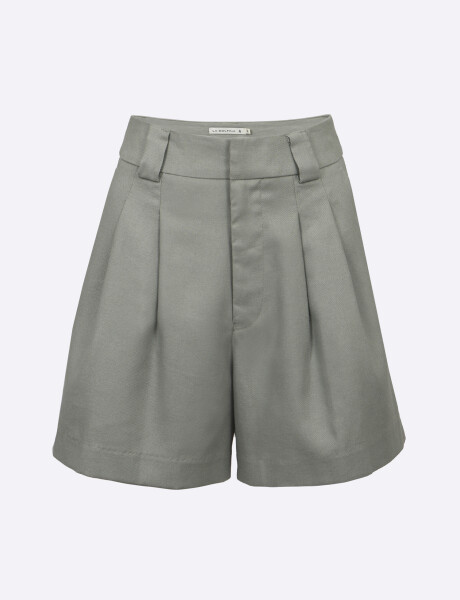 Short lino sastrero verde