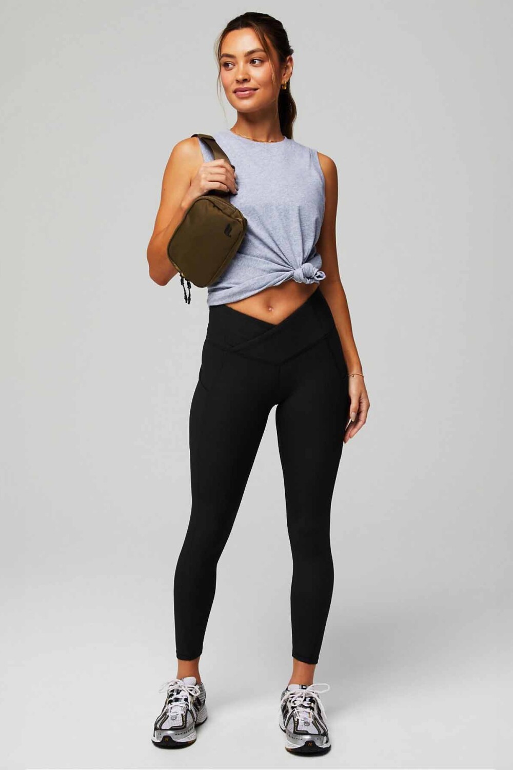 Polo Training 100% Cotton Tank Mujer Classic Grey Heather