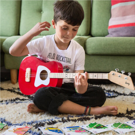 Guitarra Loog Pro Acústica Roja Guitarra Loog Pro Acústica Roja