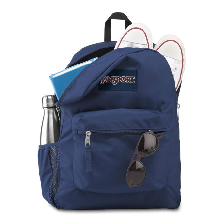Mochila Escolar Jansport Cross Town Original Unisex Urbana Navy