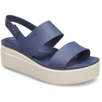 Sandalias Crocs Brooklyn Low Wedge Azul
