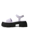 Sandalias de Mujer Miss Carol SPARTA Con banda y tobillera Negro - Lila