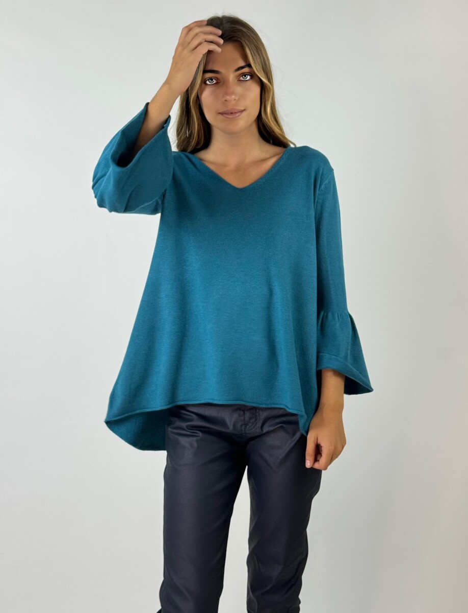 SWEATER AMALIA - TURQUESA 