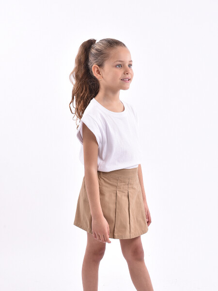 SHORT POLLERA INES KAKI