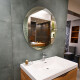 Espejo Frameless 70X70 Anticorrosion Con Luz Led Y Sensor One Touch 000