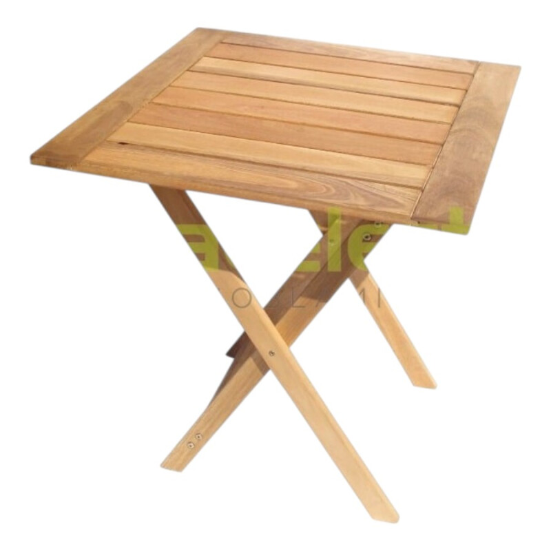 Mesa Plegable Cuadrada Eucaliptus 70x70 cm Mesa Plegable Cuadrada Eucaliptus 70x70 cm