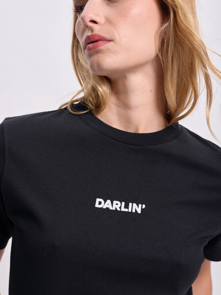 Remera estampa Negro