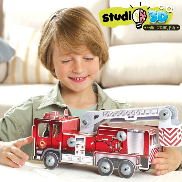 Puzzle Camion De Bomberos 3d Rompecabezas Educa Niños Puzzle Camion De Bomberos 3d Rompecabezas Educa Niños