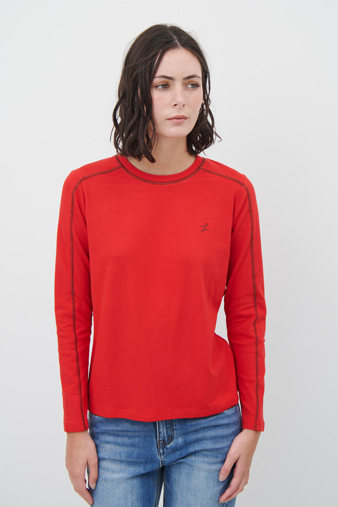 REMERA GLACIAR ROJO
