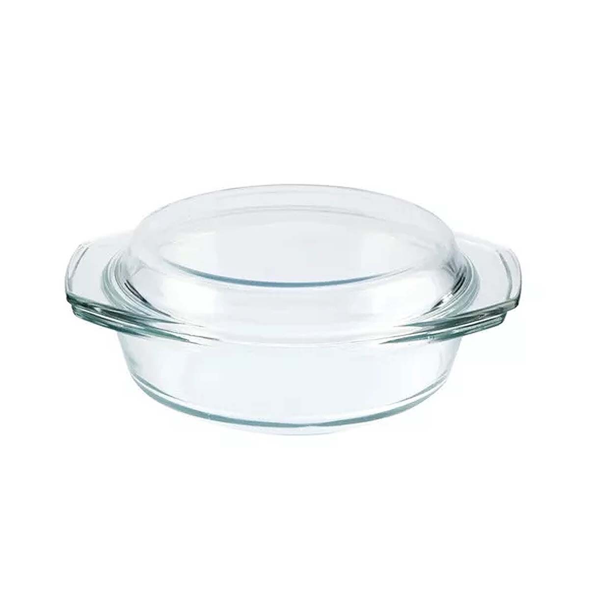 Cacerola borosilicato con tapa 3 L 27x12 cm 