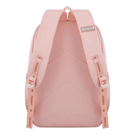 Mochila Trendy Urbana Dama Liviana Con Bolsillos Rosa