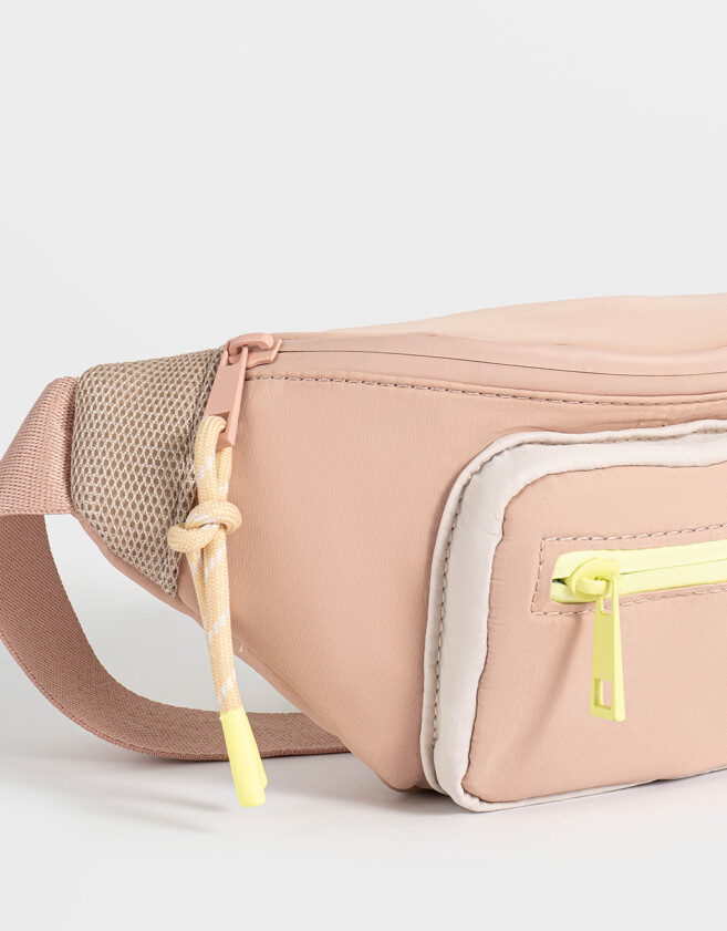 Riñoneras Deportivo Riñonera Colorblock Sport - Rosa Viejo