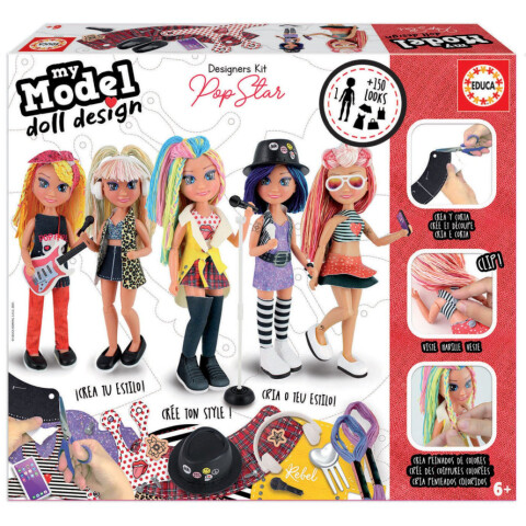 Juego My Model Doll Design Pop Star Diseña Ropa Educa Juego My Model Doll Design Pop Star Diseña Ropa Educa