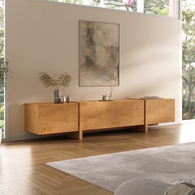 RACK APARADOR PARA TV O AUDIO MADERA MACIZA LIVING RACK APARADOR PARA TV O AUDIO MADERA MACIZA LIVING