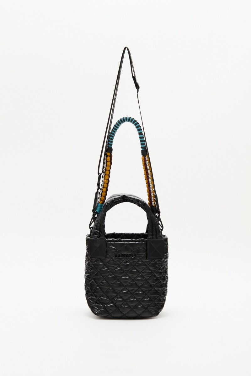 Cartera Tote Mini Matelasse Negro