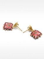 Pendientes Corazones - Plata De Ley 925 rosa