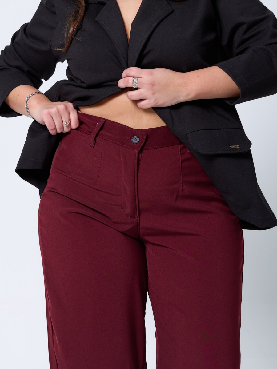 PANTALON IBET Bordó