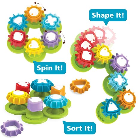 Encastre de Formas y Engranajes Shape N Spin Yookidoo +12 Meses Encastre de Formas y Engranajes Shape N Spin Yookidoo +12 Meses