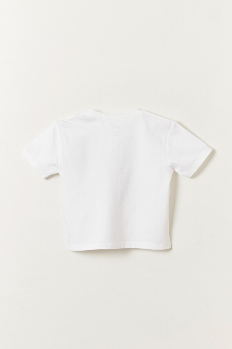 Remera oversize estampa Mapache Blanco