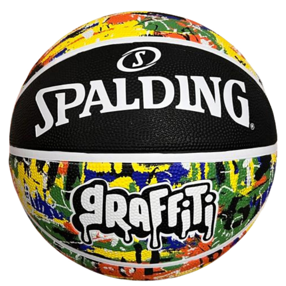 Pelota Graffiti Spalding - Negro/Multicolor 