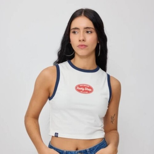 Musculosa BELIN Rusty Blanco